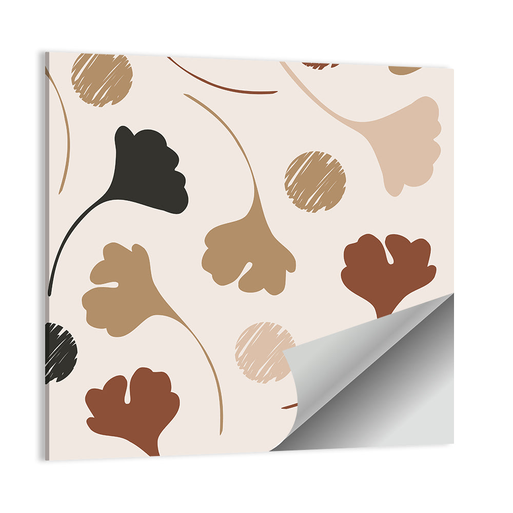 Autumn Ginkgo Pattern Wall Art