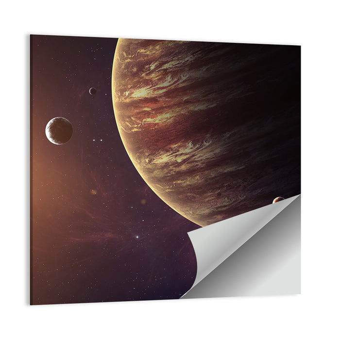 Jupiter from Space Wall Art as a poster print