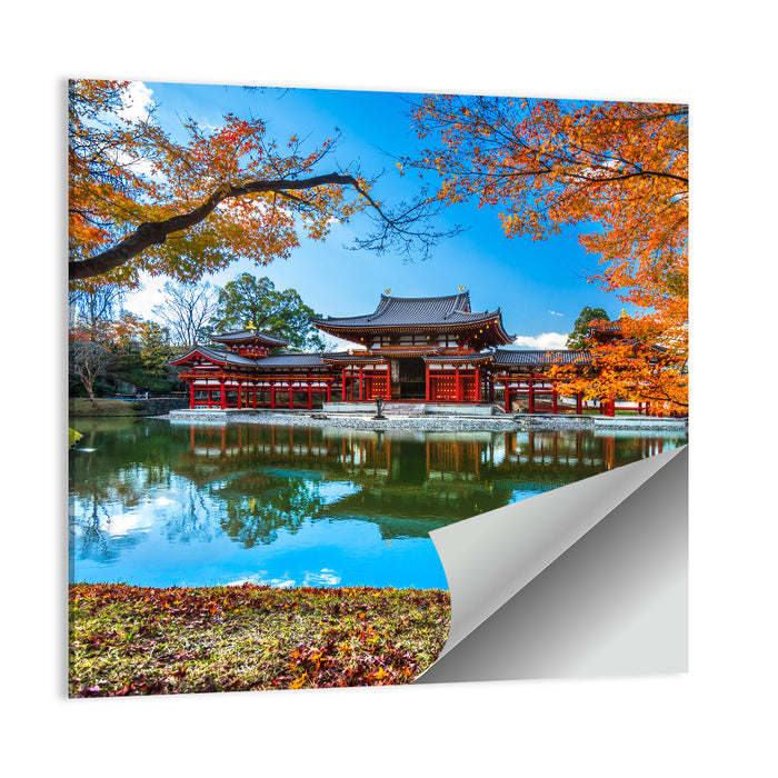 Byodo-in Temple Phoenix Hall Wall Art as a poster print