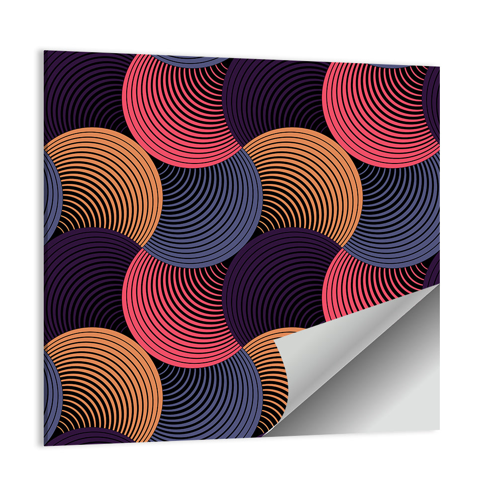 Ornate Geometric Petals Grid II Wall Art