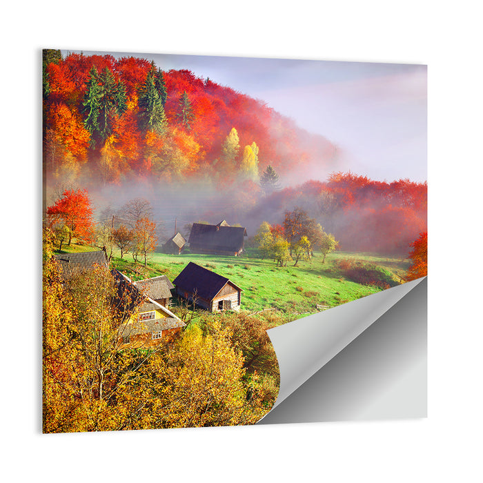 Carpathian Mountains Landscape Wall Art as a poster print