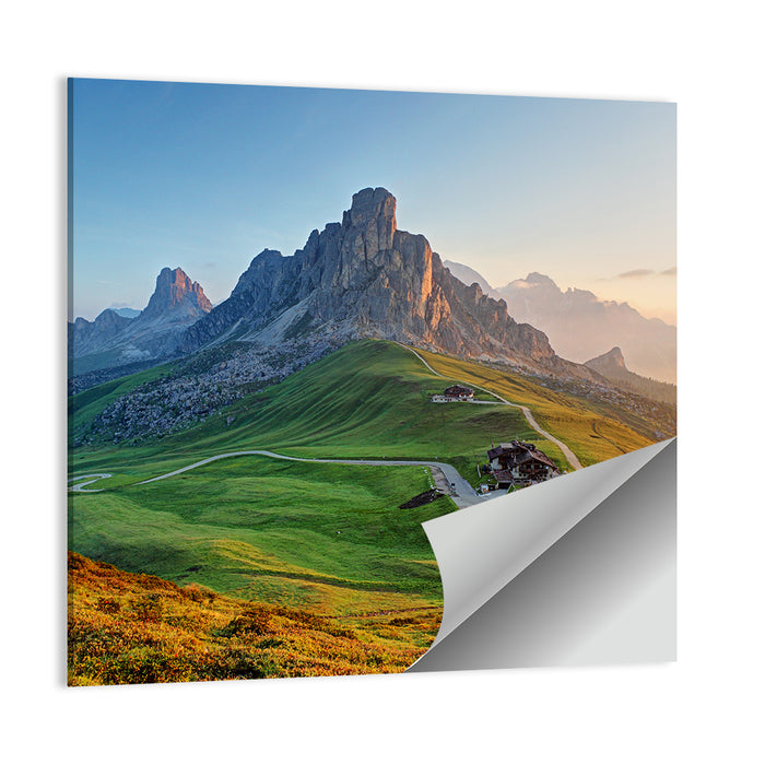 Passo Giau Dolomites Valley Wall Art as a poster print