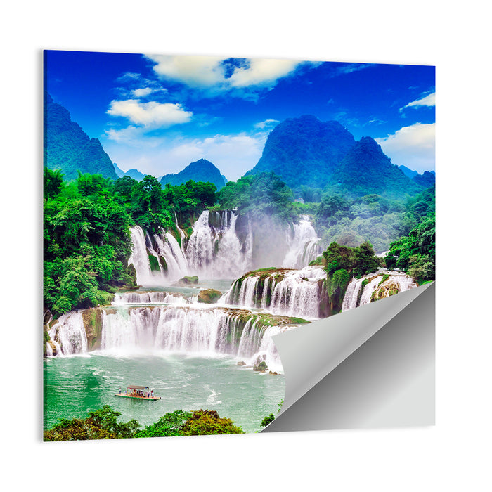 Ban Gioc Detian Falls Wall Art as a poster print