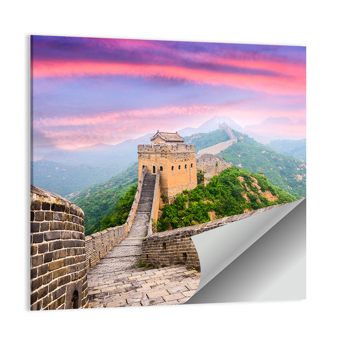 Great Wall at Dusk Wall Art as a poster print