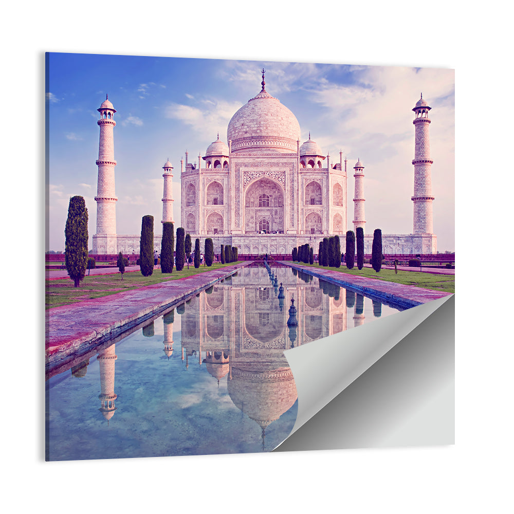 Taj Mahal In Sunrise Light Wall Art