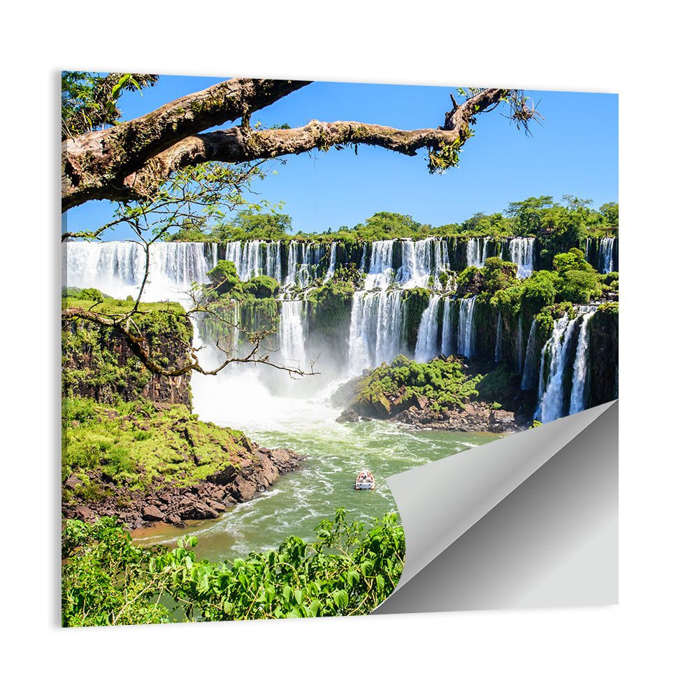 Iguazu Falls View From Argentina Wall Art