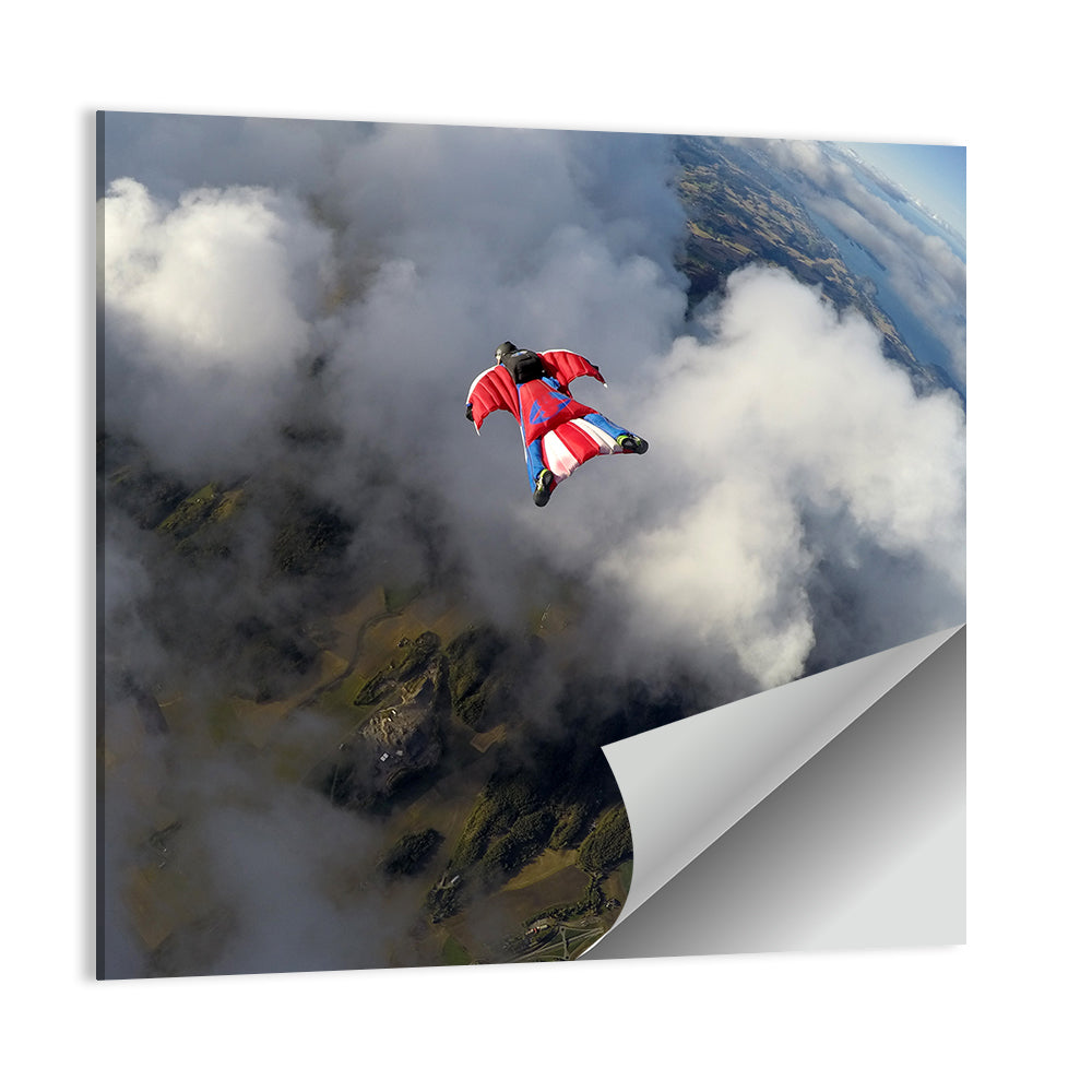 Wingsuit Skydiving Wall Art