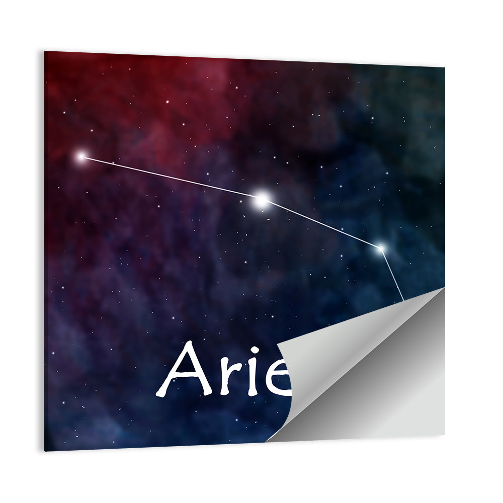 Aries Horoscope Constellation Wall Art