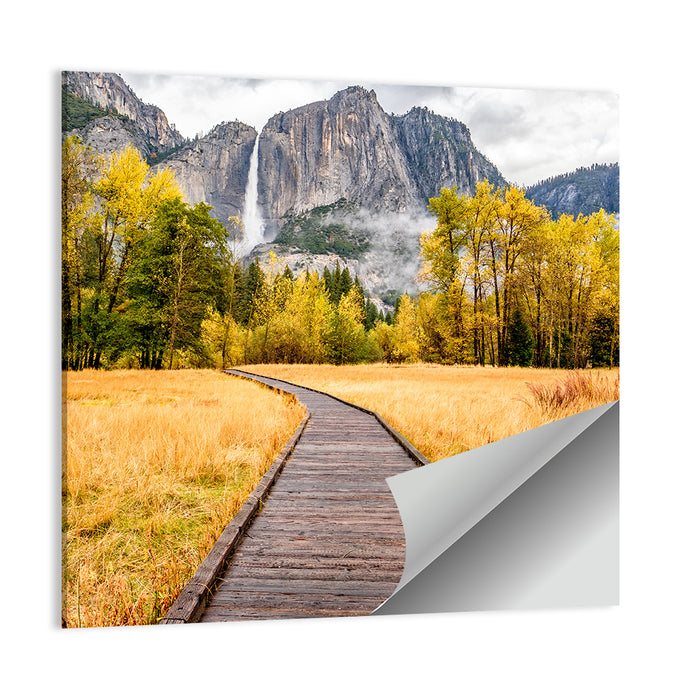 Yosemite Valley Boardwalk Wall Art as a poster print