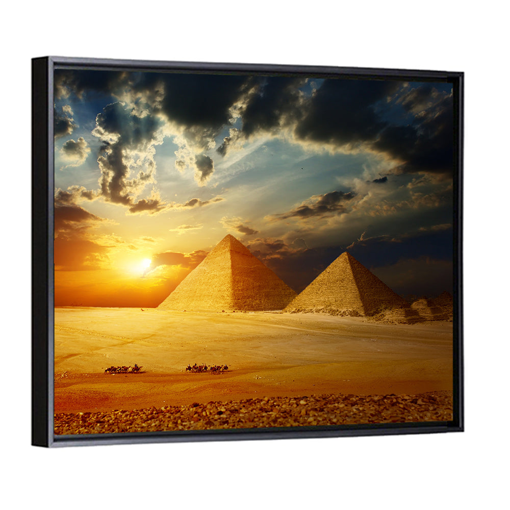 Great Pyramids Giza Valley III Wall Art