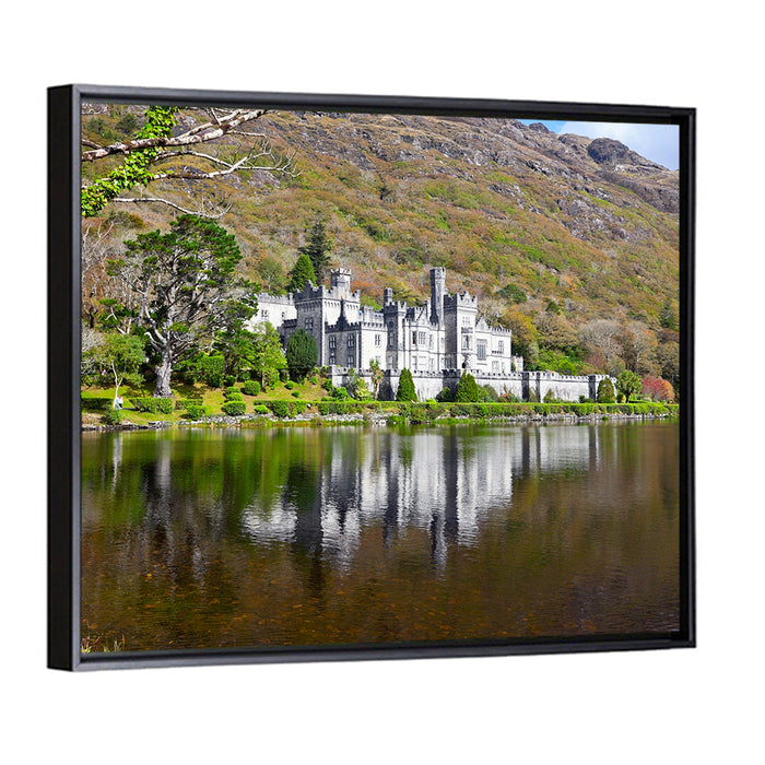Kylemore Abbey, Connemara Wall Art as a framed canvas