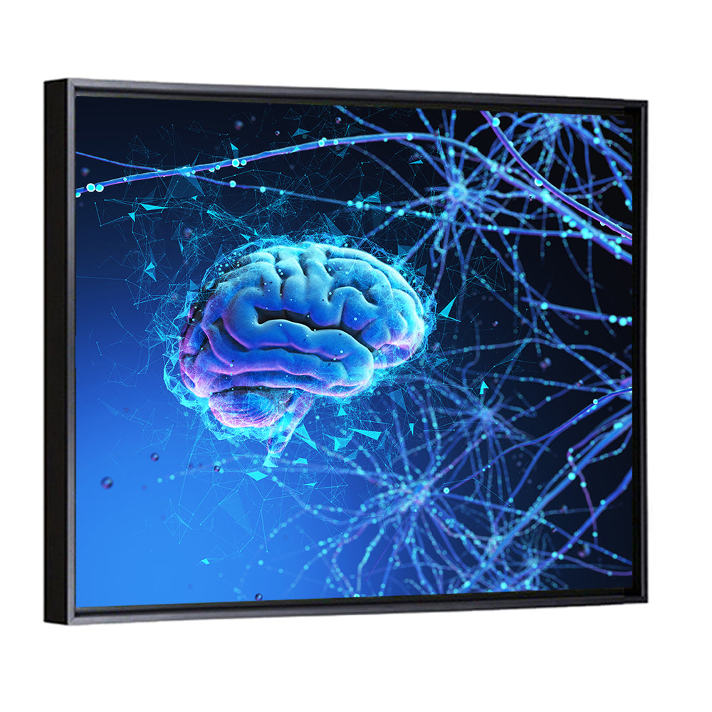 3D Human Brain Wall Art