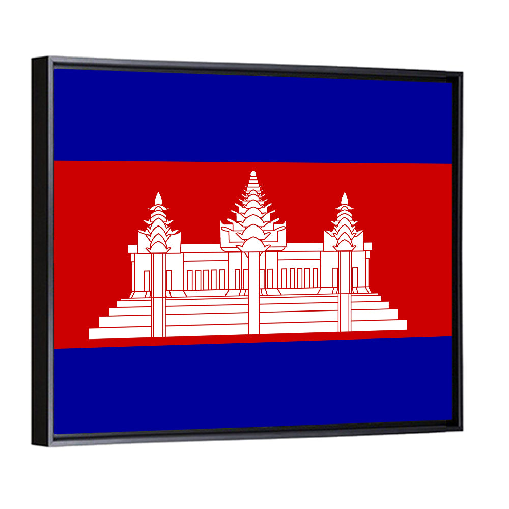 Flag Of Cambodia Wall Art