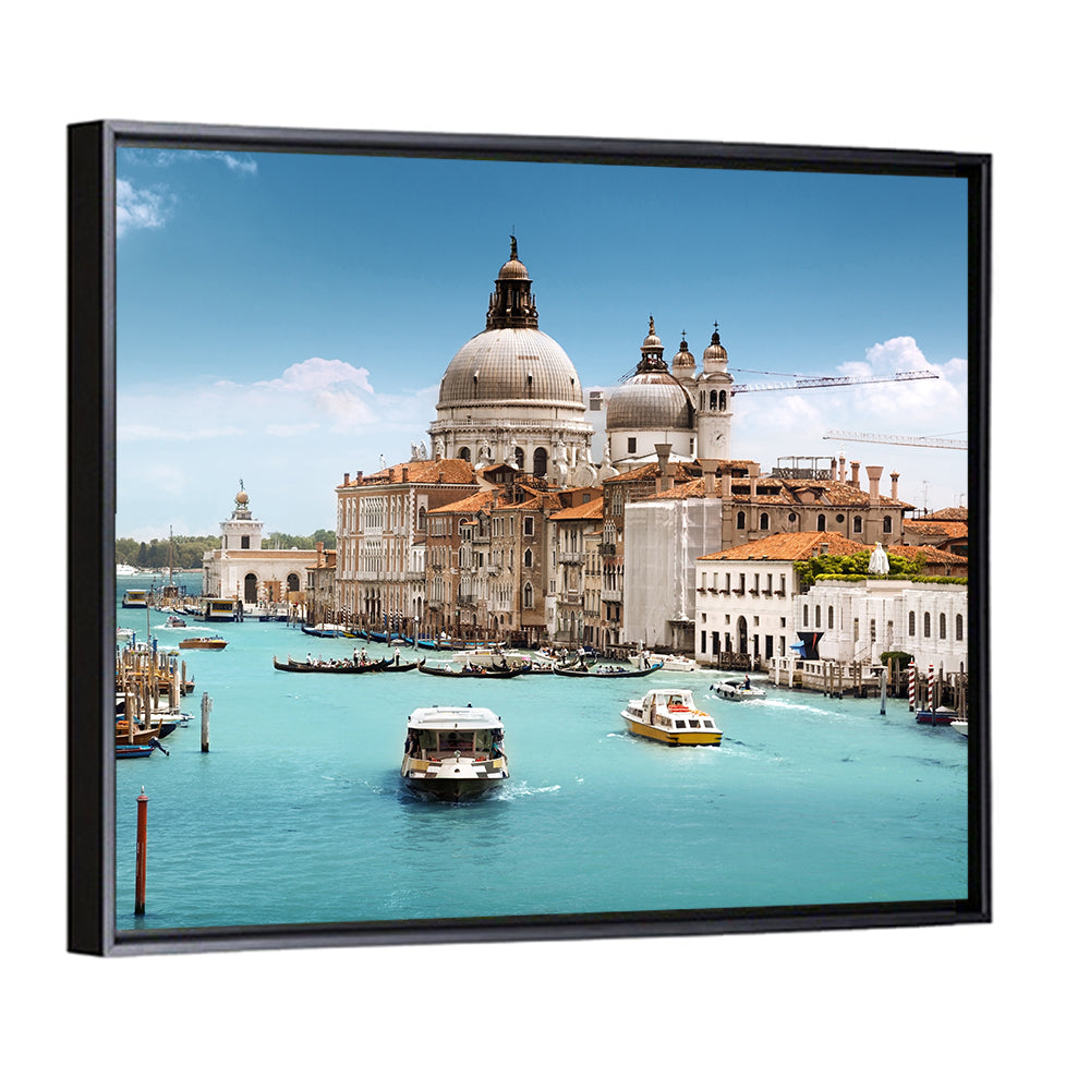 Grand Canal & Basilica Santa Maria Della Salute Wall Art