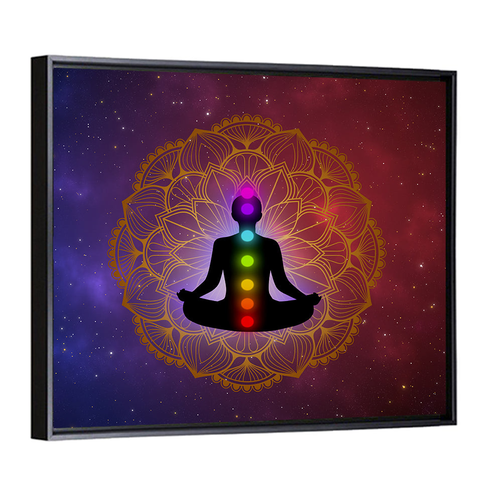 Meditation Man Abstract Wall Art