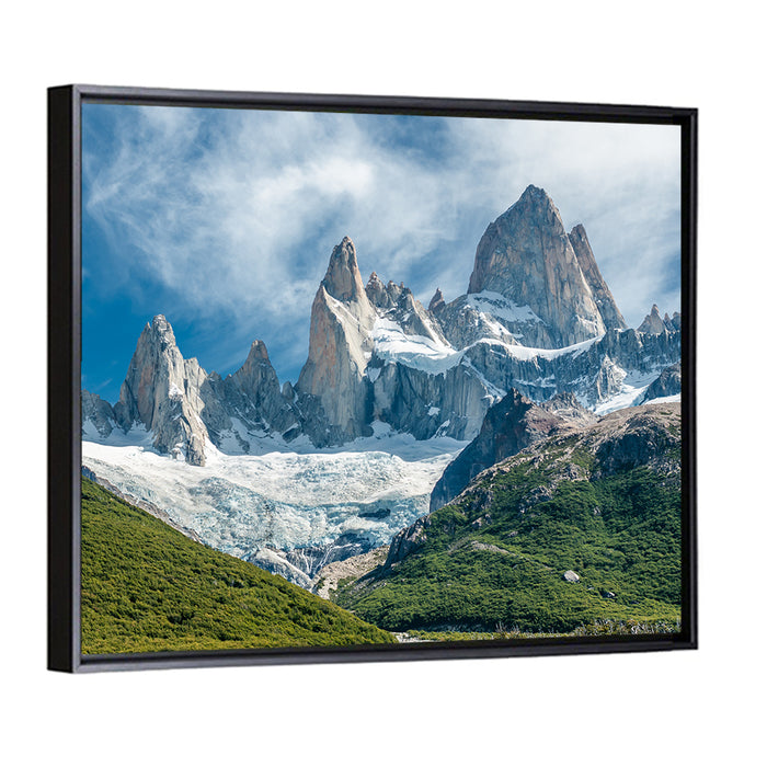 Mount Fitz Roy Wall Art as a framed canvas