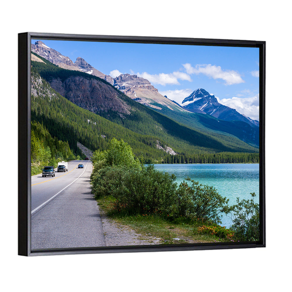 Waterfowl Lake In Banff Wall Art
