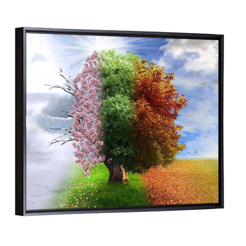 Four Season Tree Wall Art