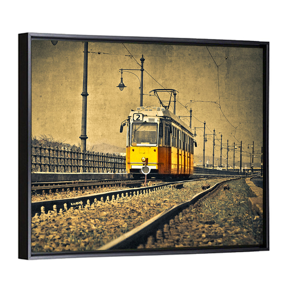 The Tram On Track Wall Art