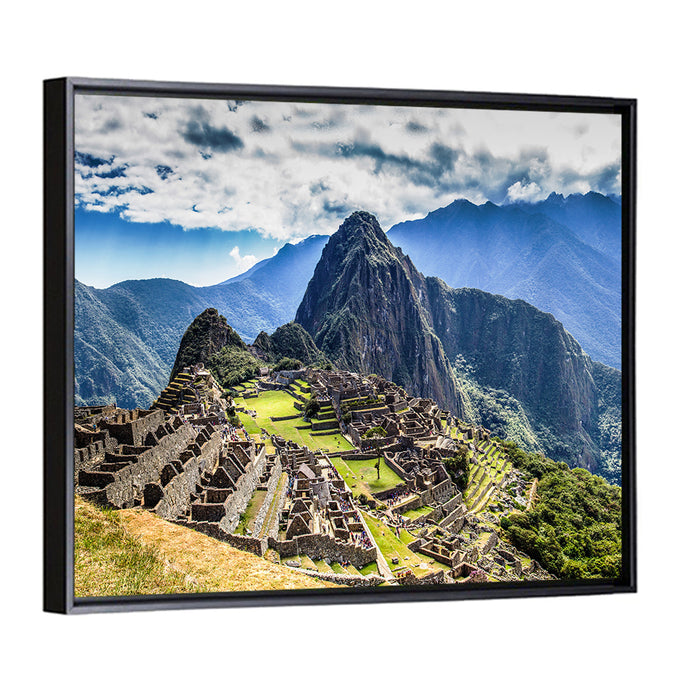 Machu Picchu, Lost City of the Incas Wall Art as a framed canvas