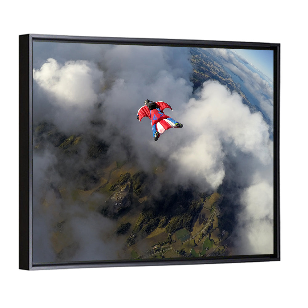 Wingsuit Skydiving Wall Art