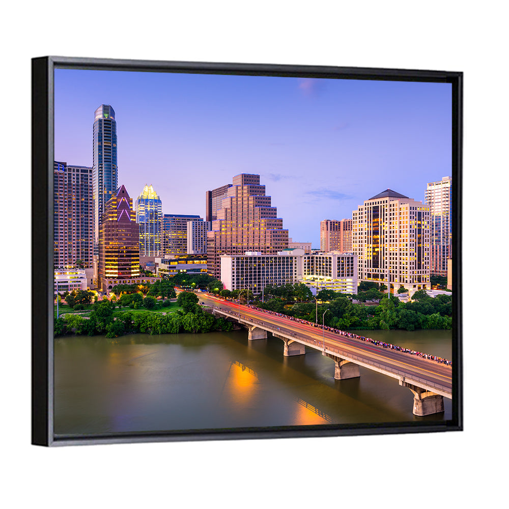 Austin Downtown Skyline Wall Art