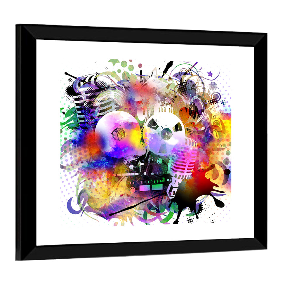 Glamour Music Artwork Wall Art