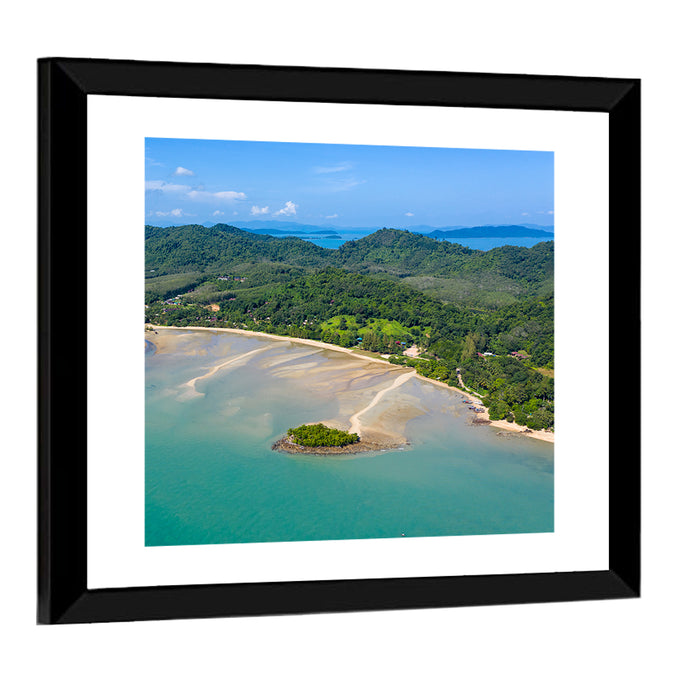 Koh Yao Noi Tropical Island Wall Art as a framed print