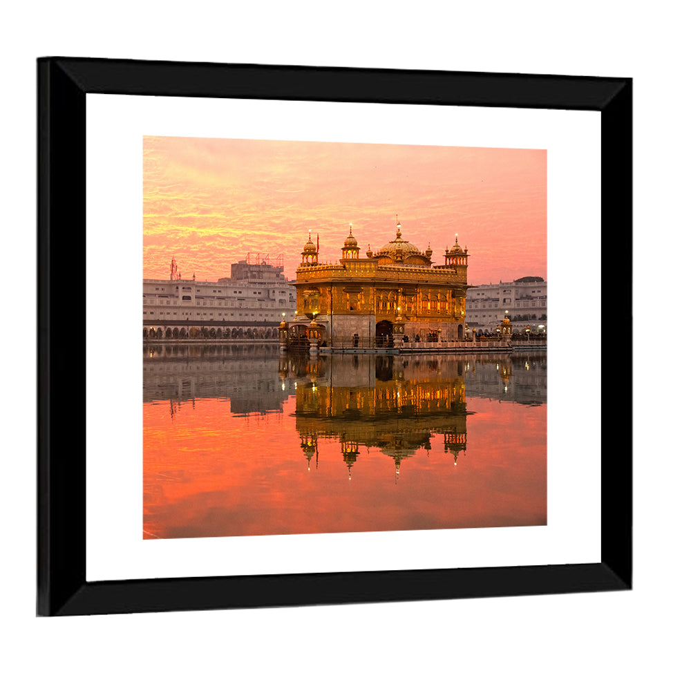 Golden Temple In Amritsar Wall Art