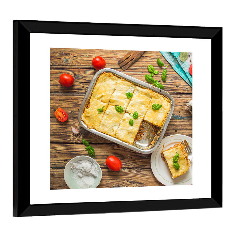 Homemade Lasagna Wall Art