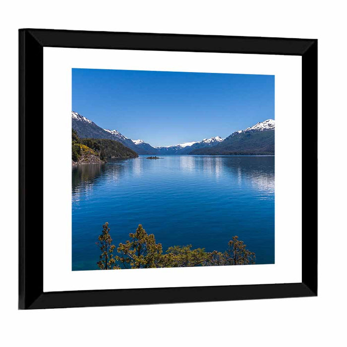 Lake Near Bariloche, Argentina Wall Art as a framed print