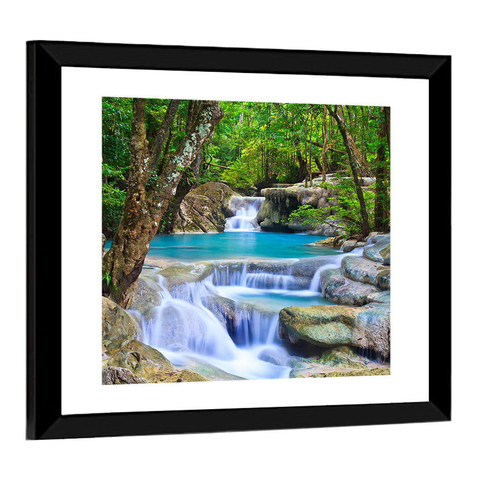 Erawan Waterfall Wall Art