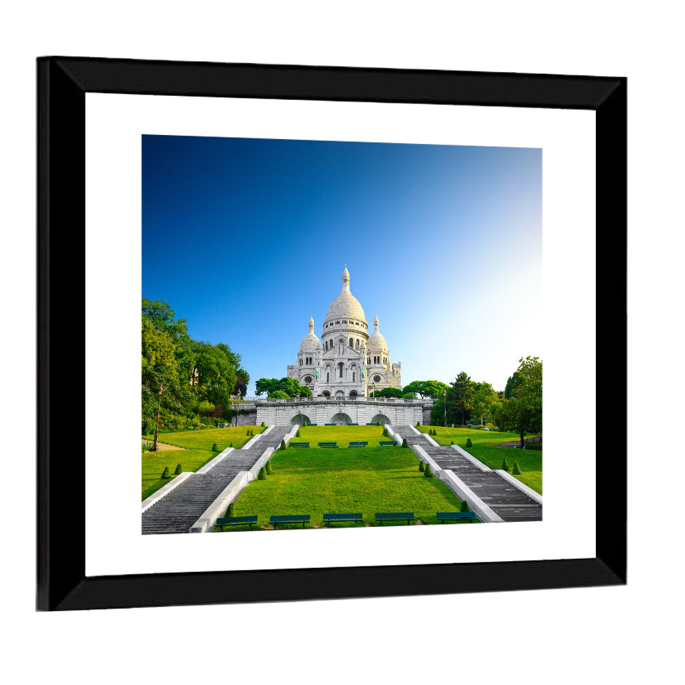 Basilica Sacre Coeur In Paris Wall Art