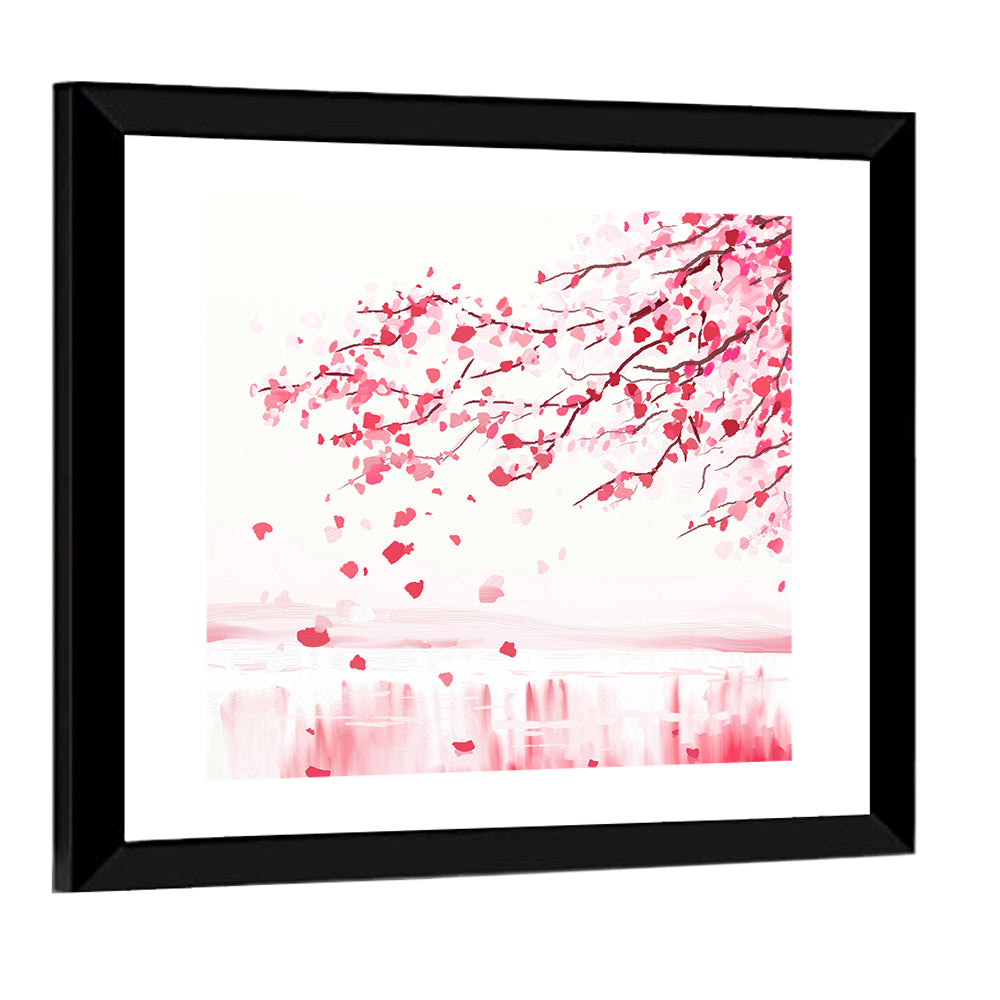 Japanese Cherry Tree Wall Art