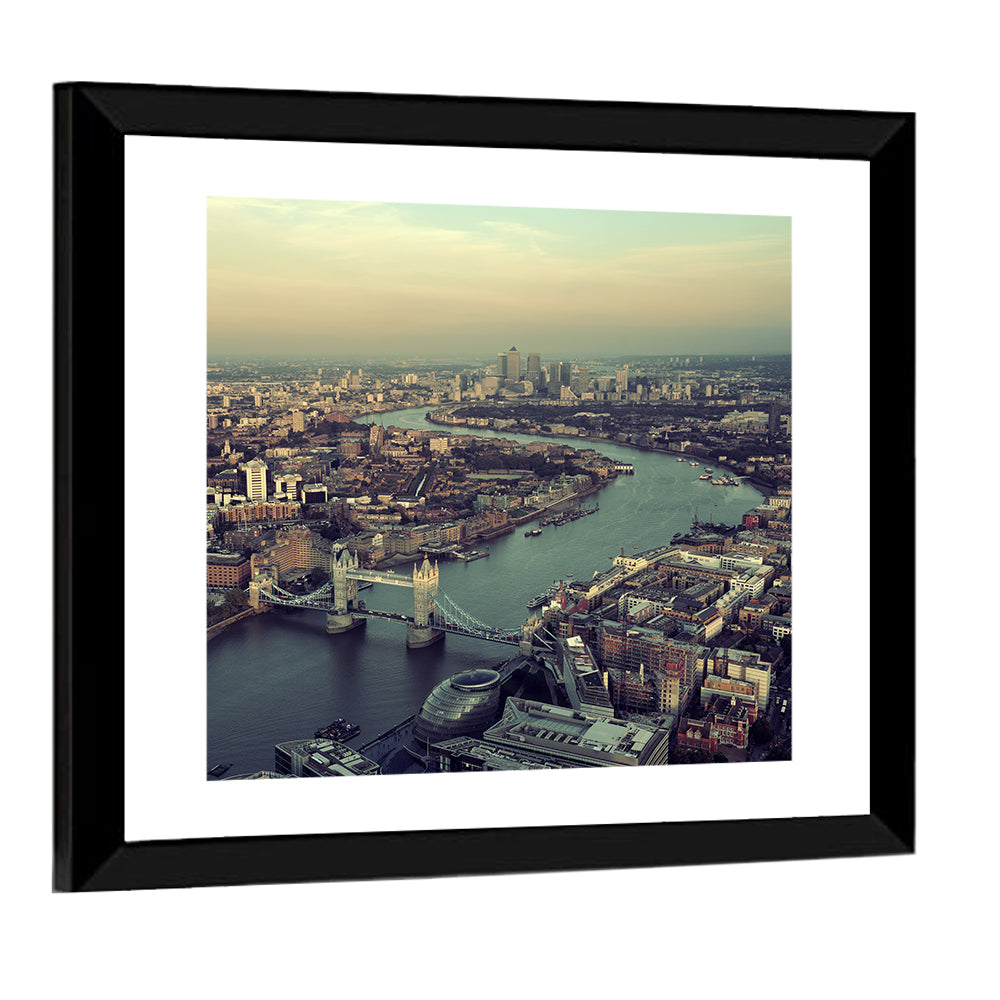 London Rooftop View Wall Art