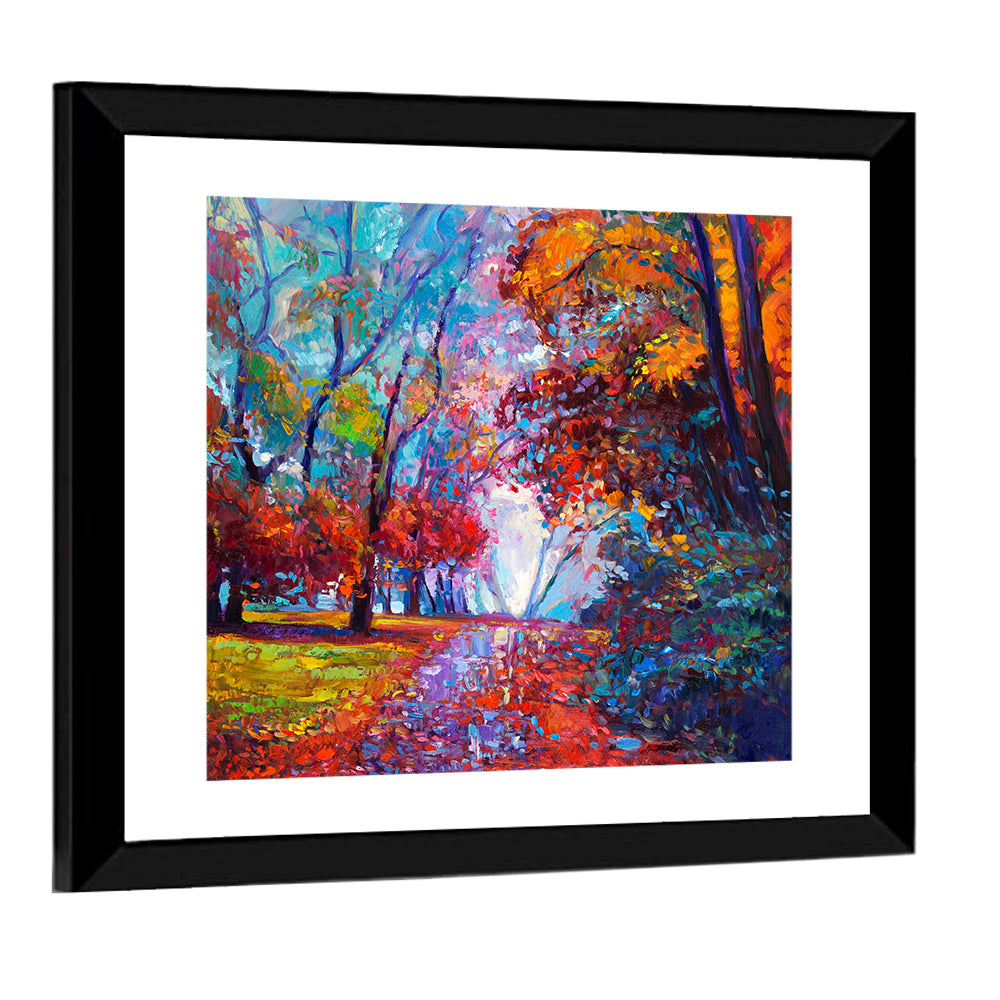 Autumn Forest Artwork Wall Art
