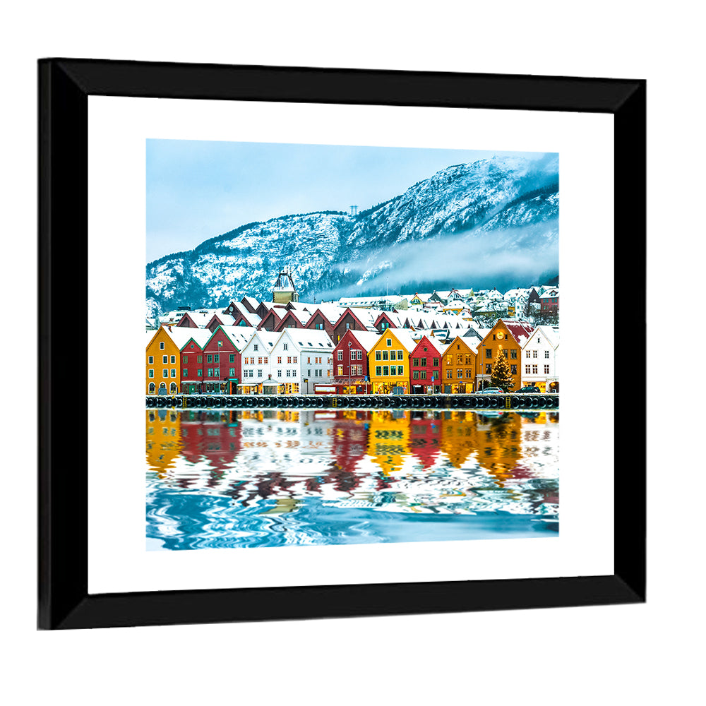 View On Bruges Norway Wall Art