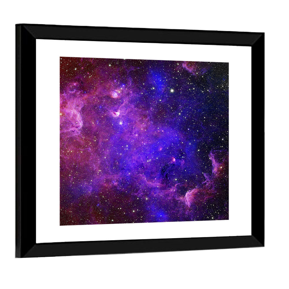 Galaxy Stars In Space Wall Art