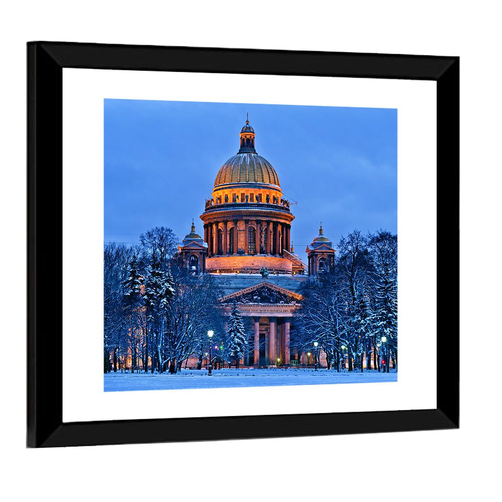 St Isaac Cathedral In Saint Petersburg Wall Art