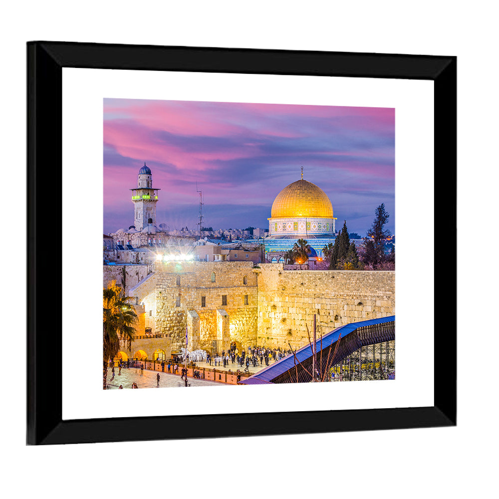 Western Wall & Temple Mount In Jerusalem Wall Art
