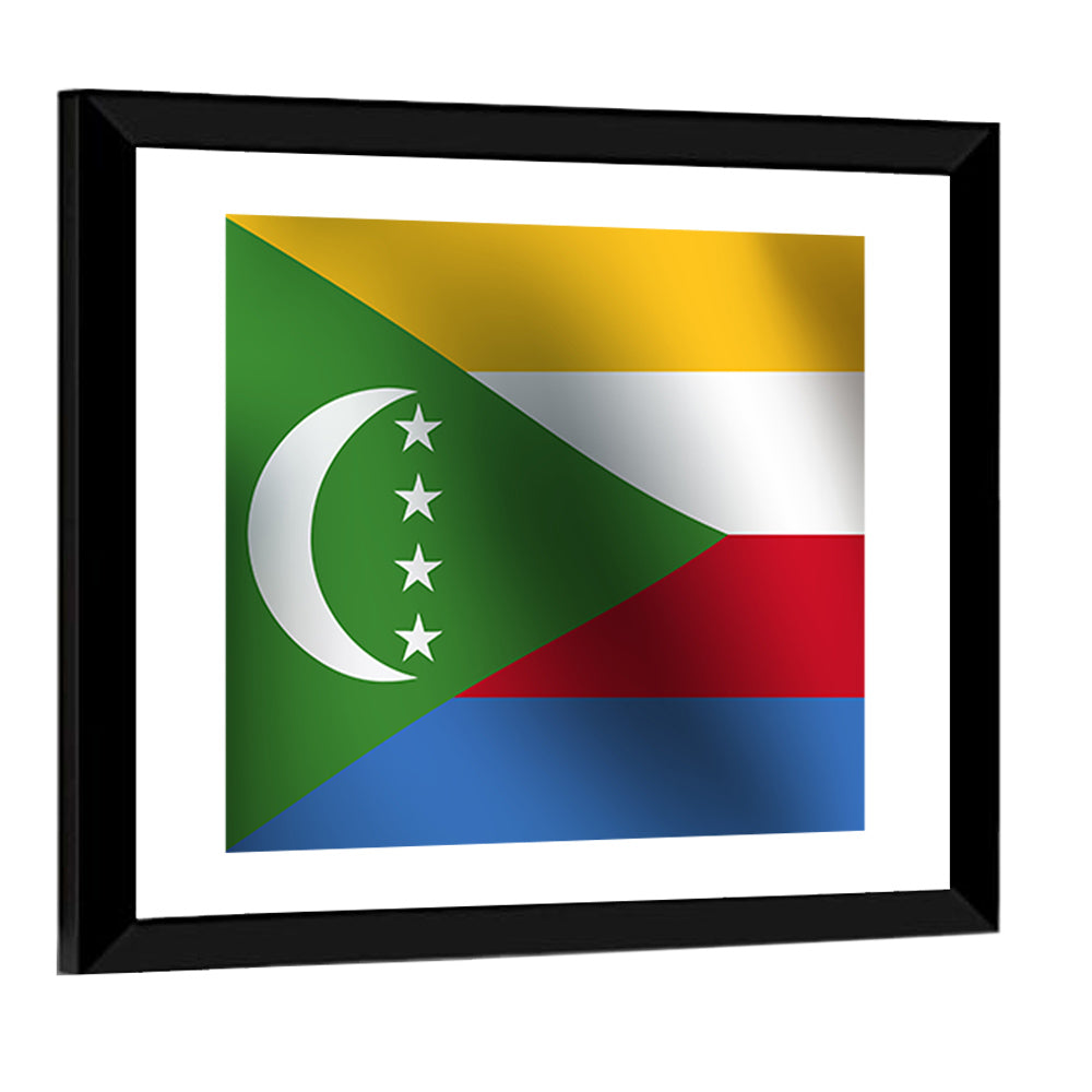 Flag of Comoros Wall Art