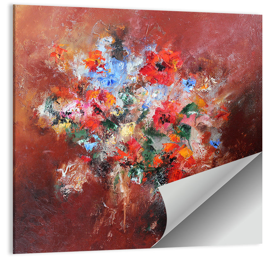 Bouquet With Poppies Wall Art