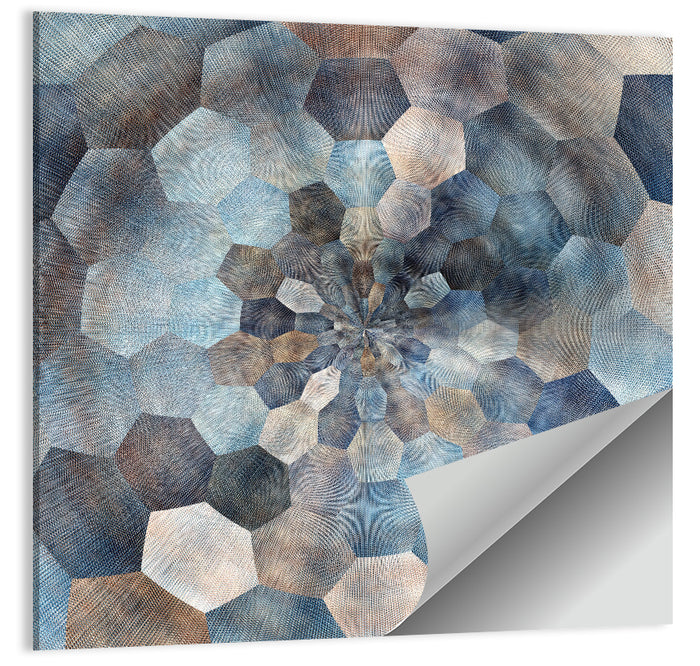 Spiral Tunnel Wall Art as a poster print