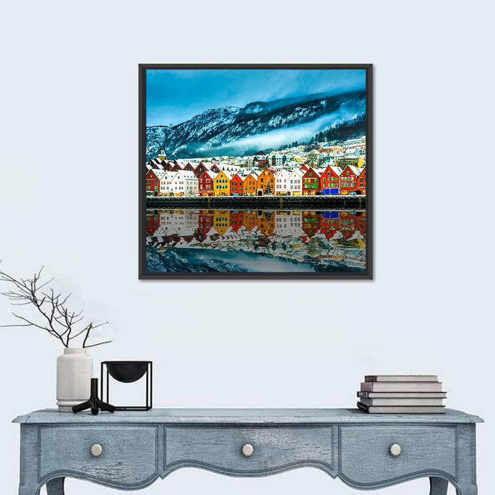 View On Bruges In Bergen Wall Art