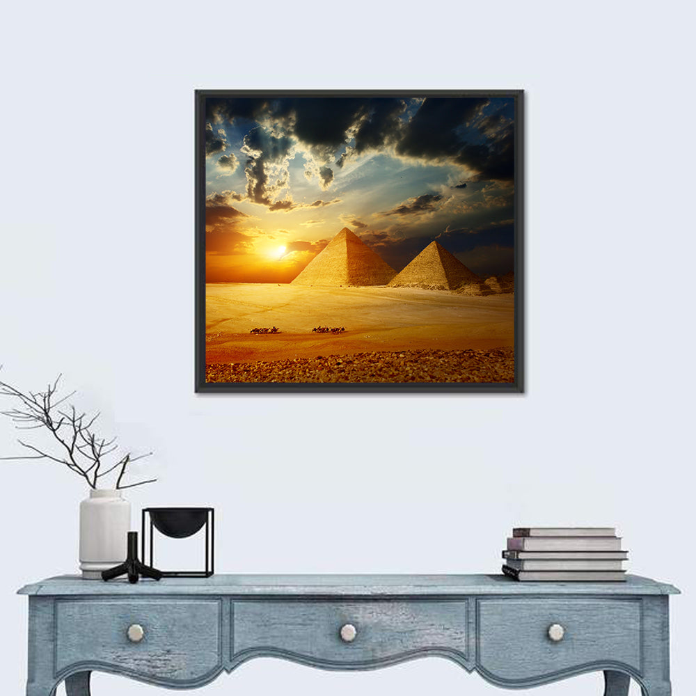 Great Pyramids Giza Valley III Wall Art