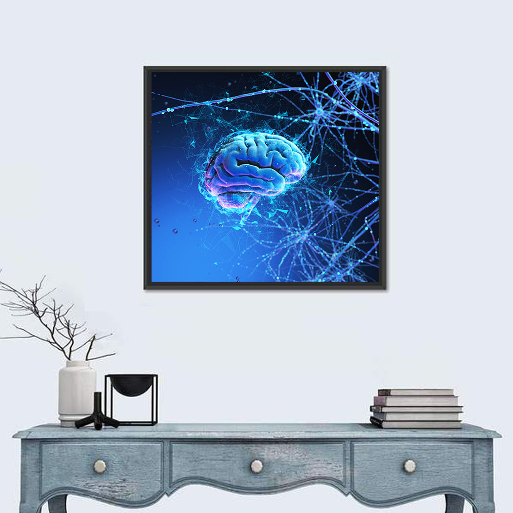 3D Human Brain Wall Art