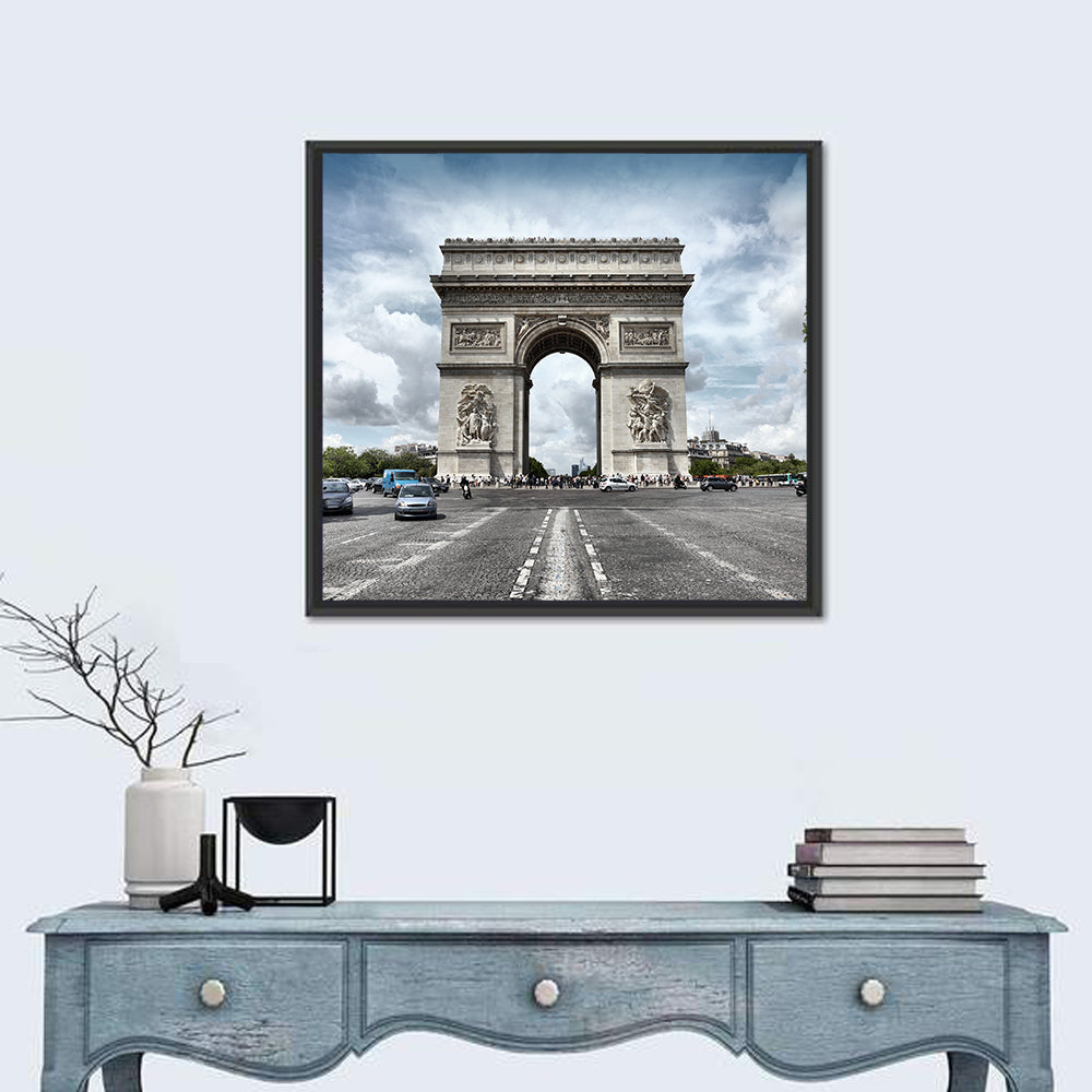 Famous Triumphal Arch Paris Wall Art
