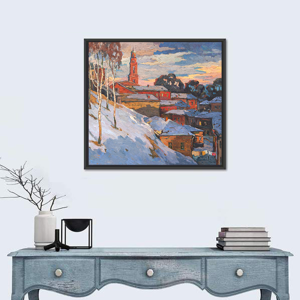 Winter City Artwork Wall Art