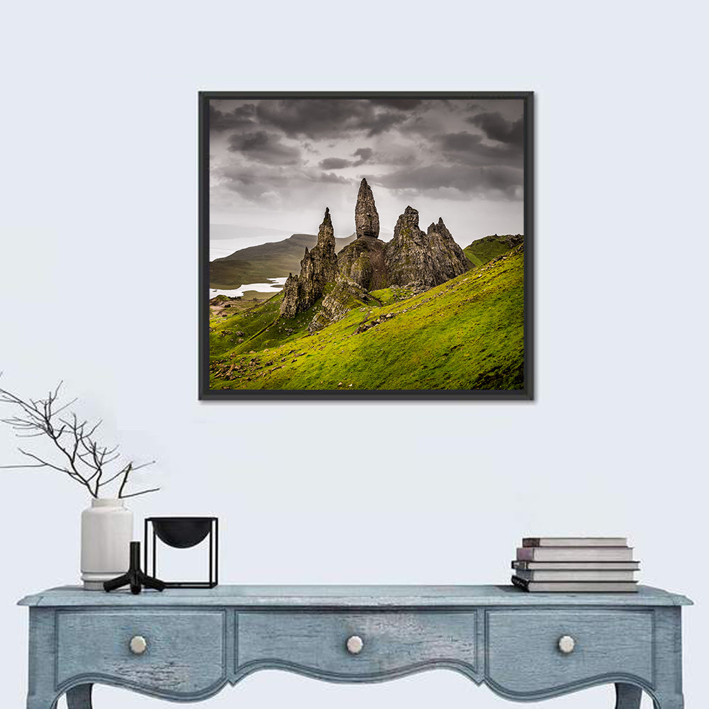 Old Man Of Storr Rock Formation In Scotland Wall Art