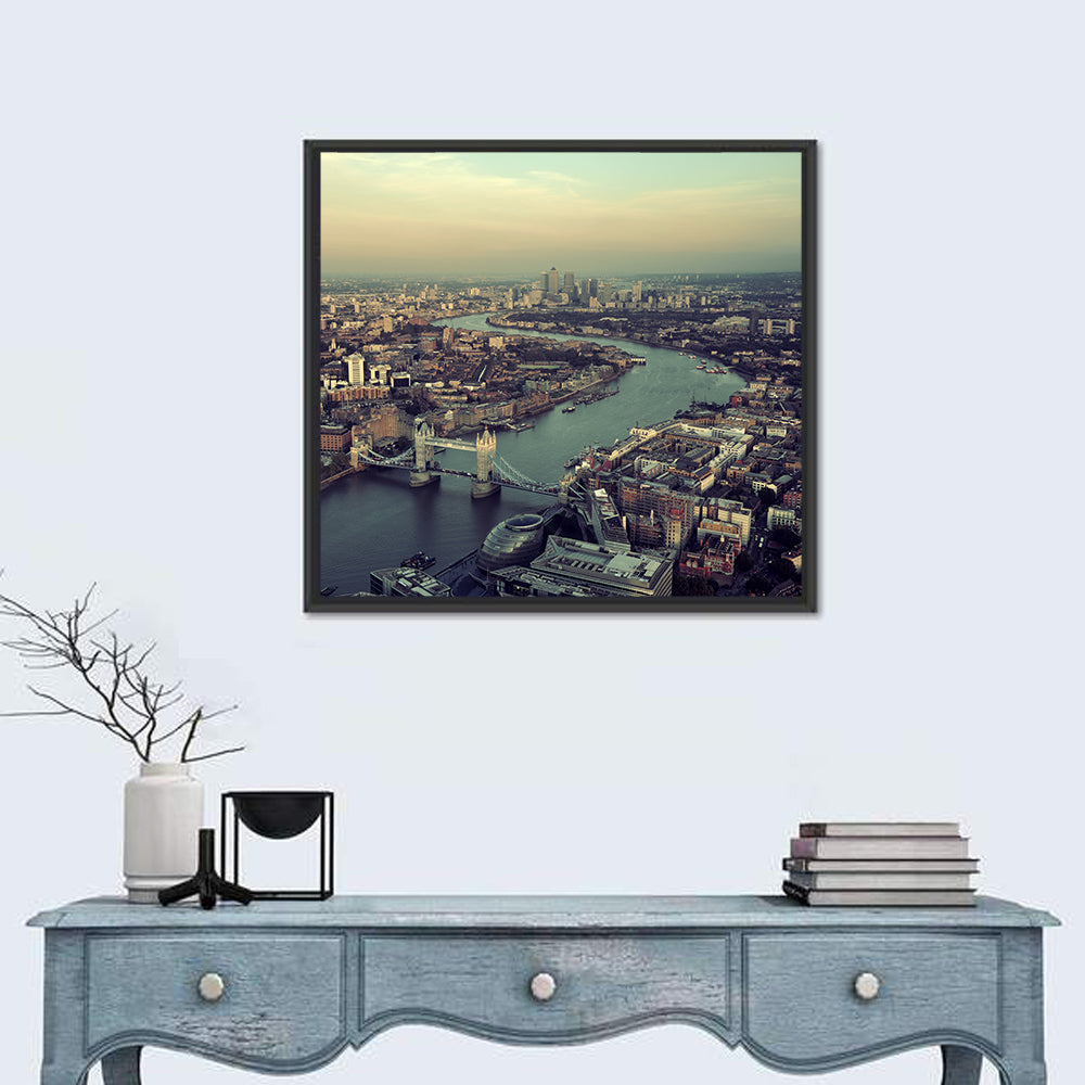 London Rooftop View Wall Art